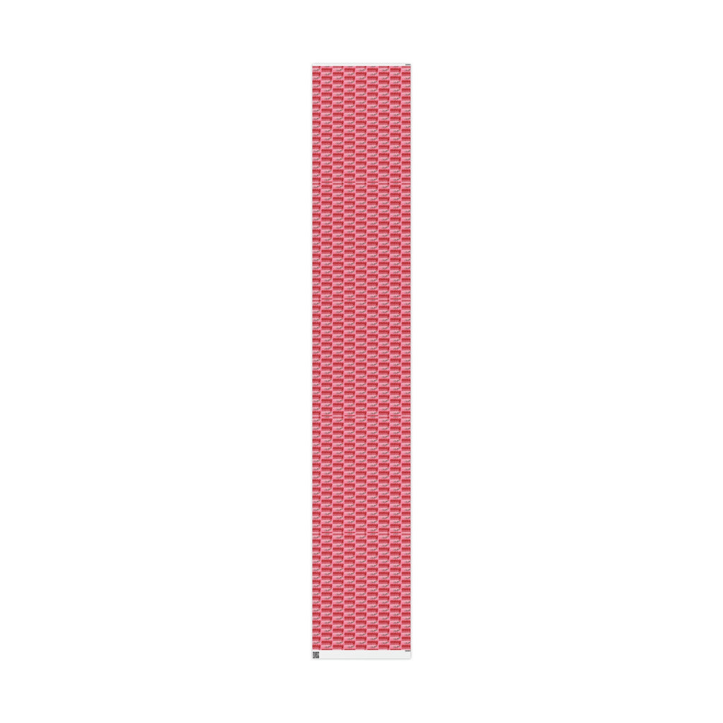 Merry Merry Merry Christmas Pink Retro Style Christmas Print Holiday Gift Wrap Paper - Glossy Or Matte