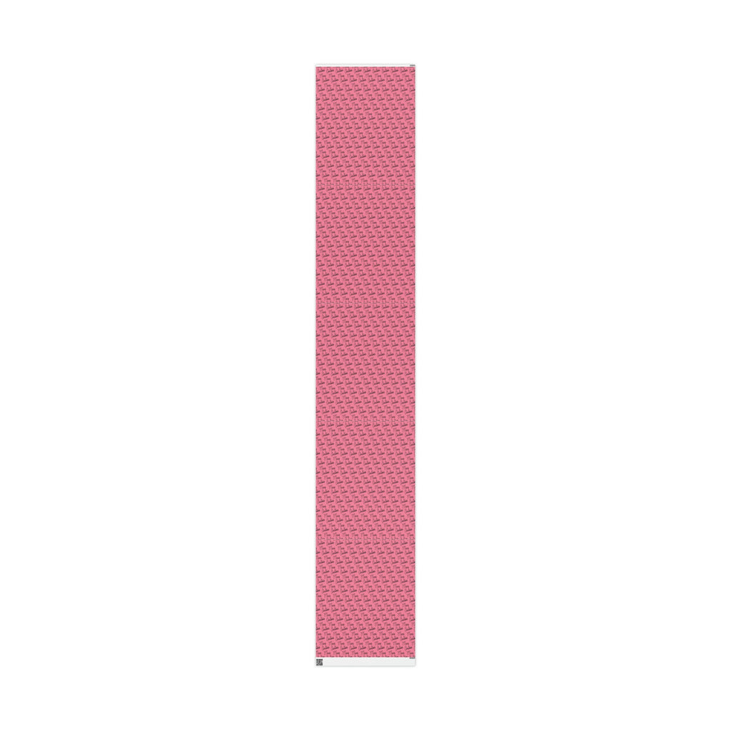 Merry Christmas Pink Mid Century Retro Christmas Print Holiday Gift Wrap Paper - Glossy Or Matte