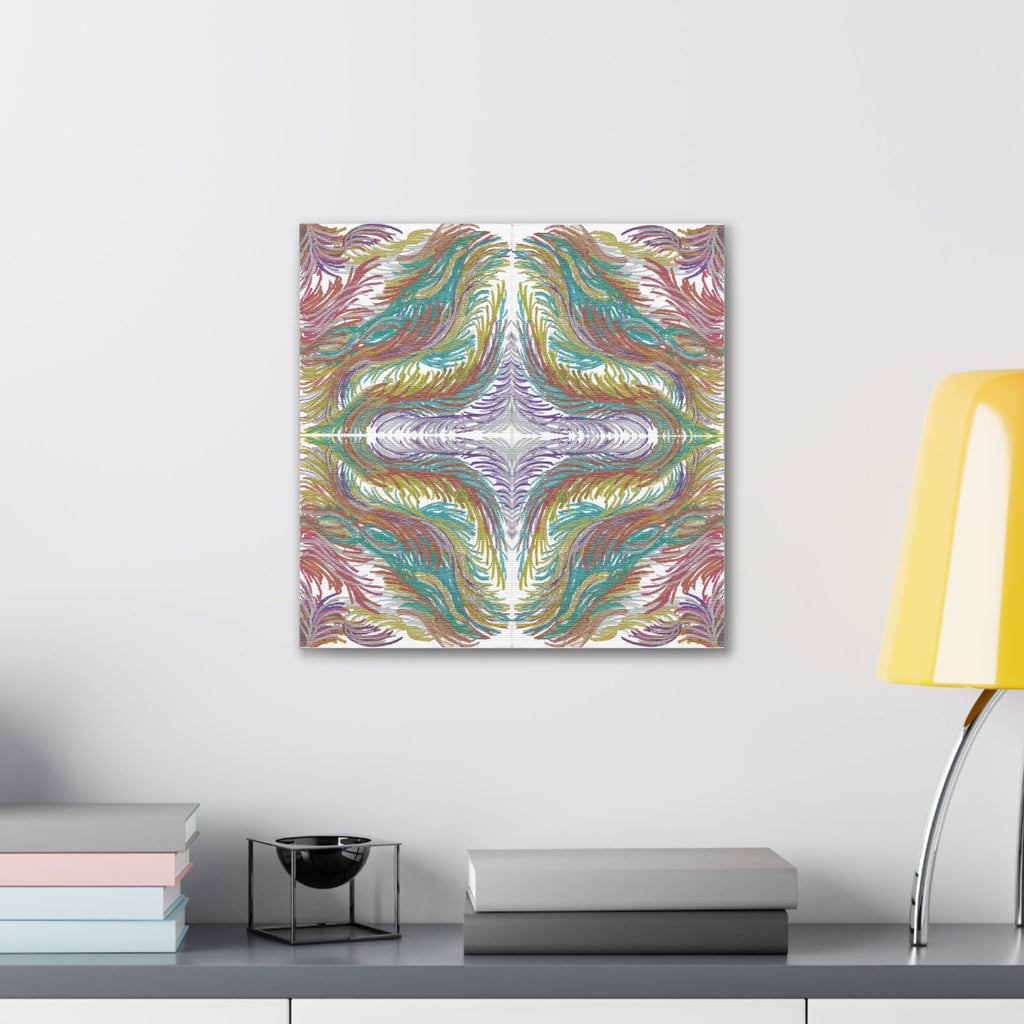 Space Feathers 4 Variation 1 Caden Caraco Canvas Gallery Wrap