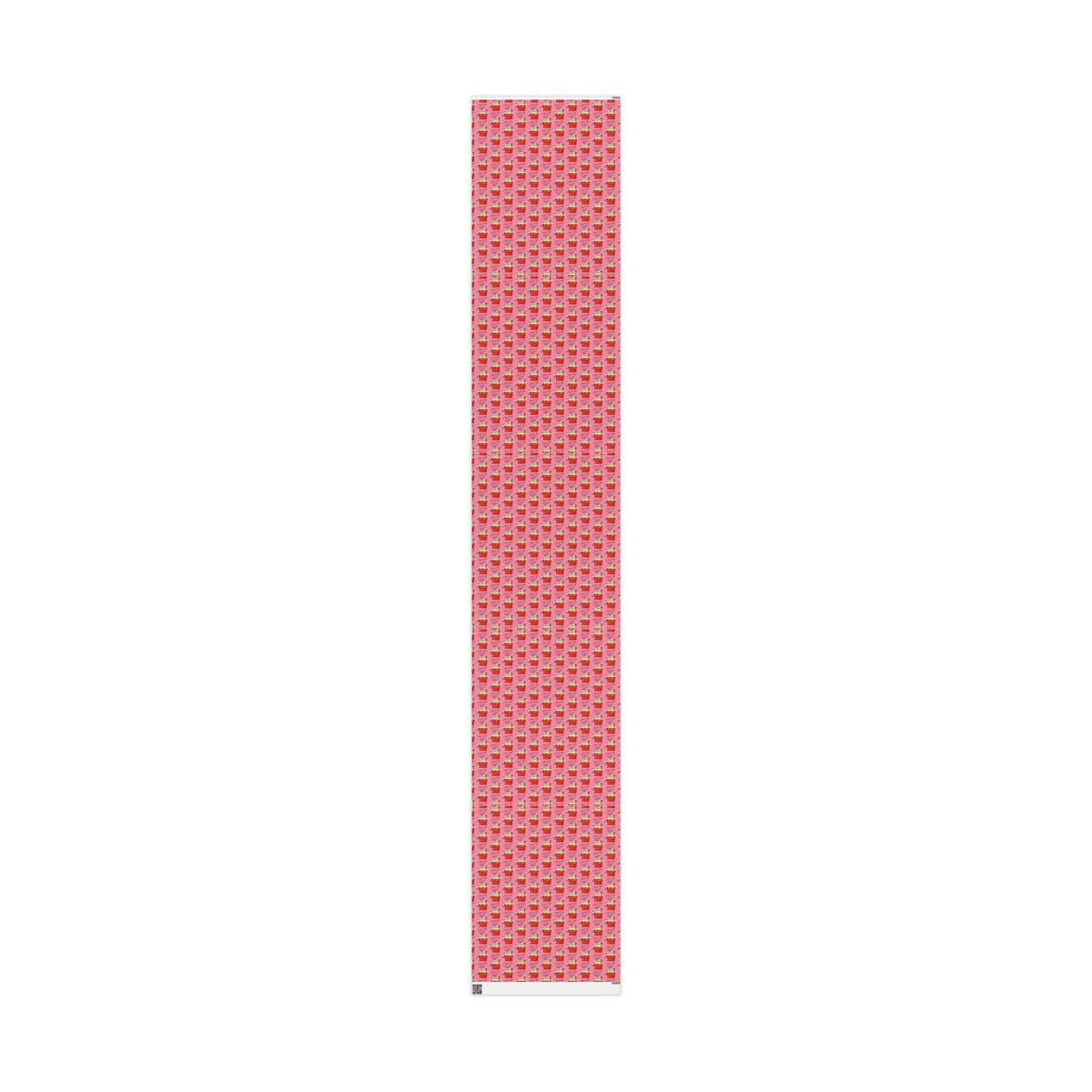 Christmas Wishes Santa In Chimney Pink Mid Century Retro Christmas Style Holiday Gift Wrap Paper - Glossy Or Matte
