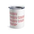 The Elf Four Main Food Groups Candy Candy Canes Candy Corn Syrup Christmas Elf Inspired Stainless Steel Tumbler 10oz