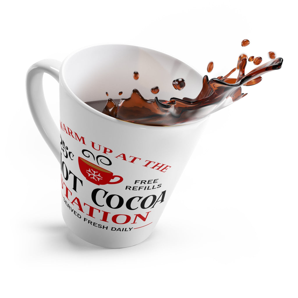 Warm Up At The Hot Cocoa Station Christmas Latte Coffee Mug