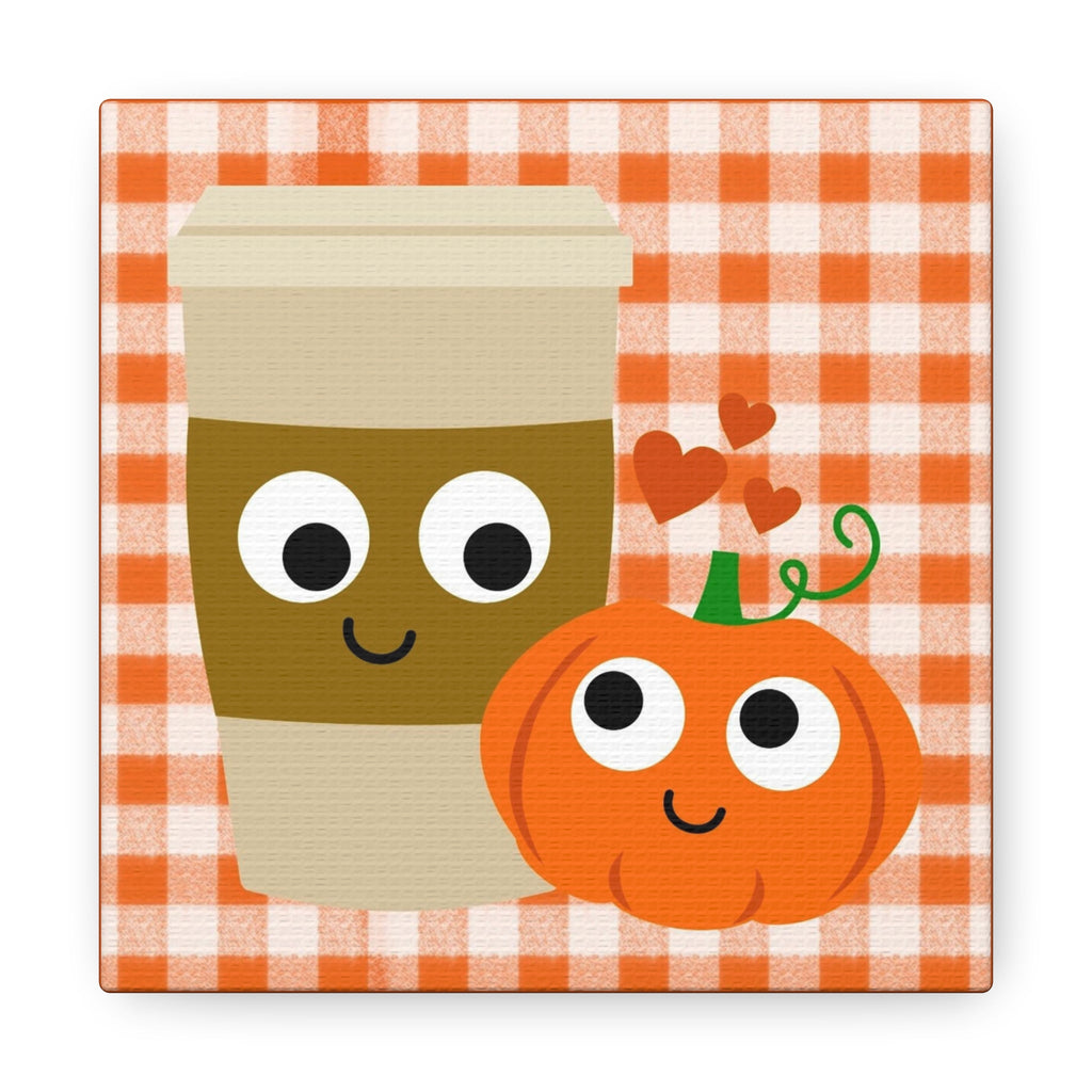 Pumpkin Spice Love Fall Print Canvas Gallery Wrap