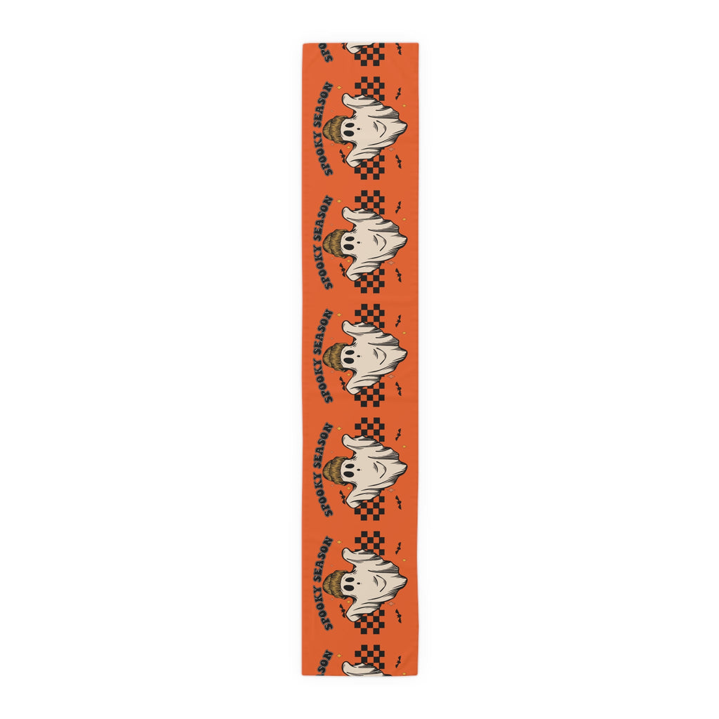 Spooky Season Halloween Ghost Cotton Table Runner