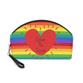 Love is Love Rainbow Travel Cosmetic Makeup Bag