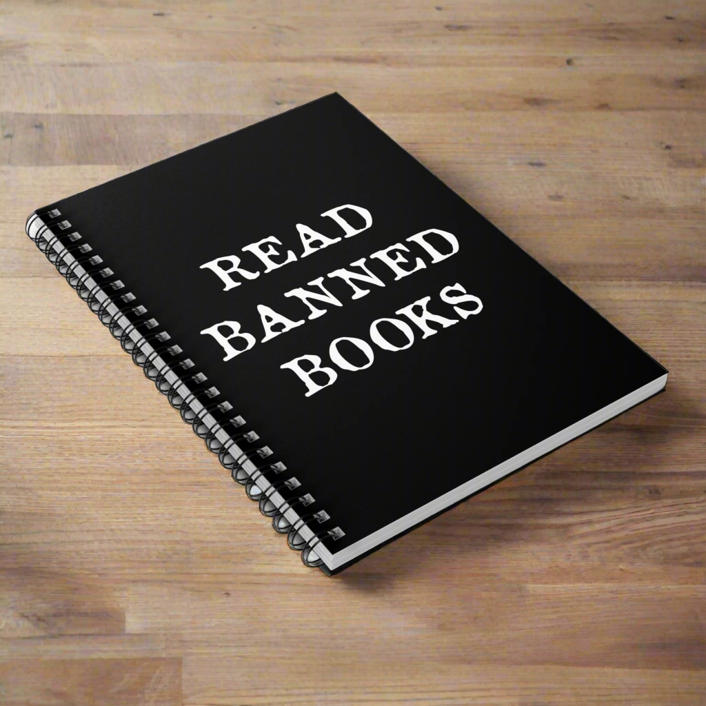 Read Banned Books Spiral Notebook - Ruled Line