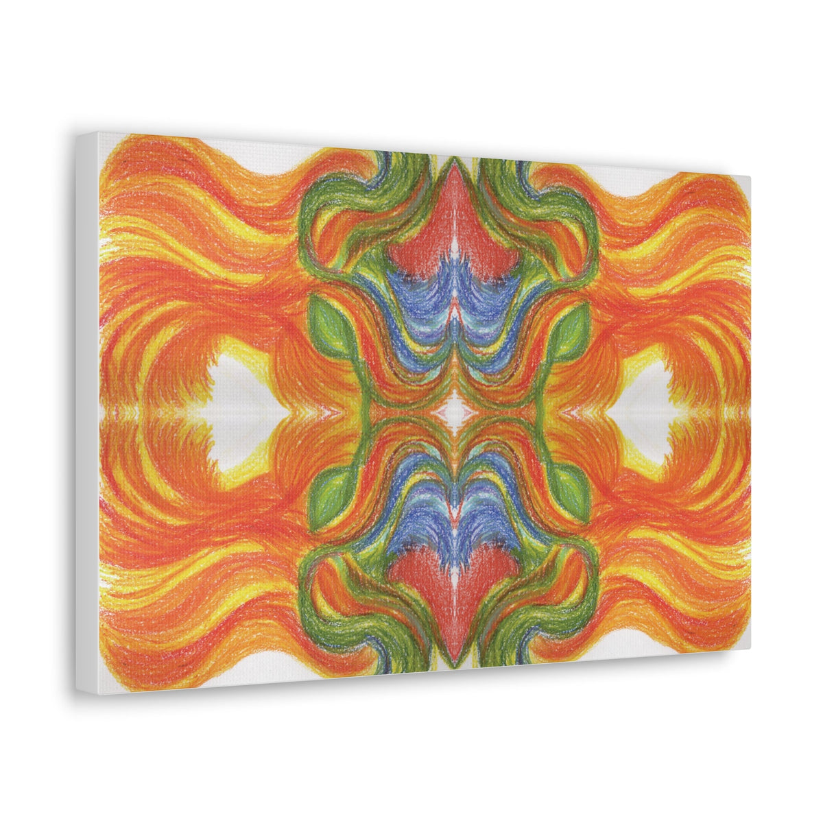 "Ventricular Flames" Caden Caraco Canvas Wrap