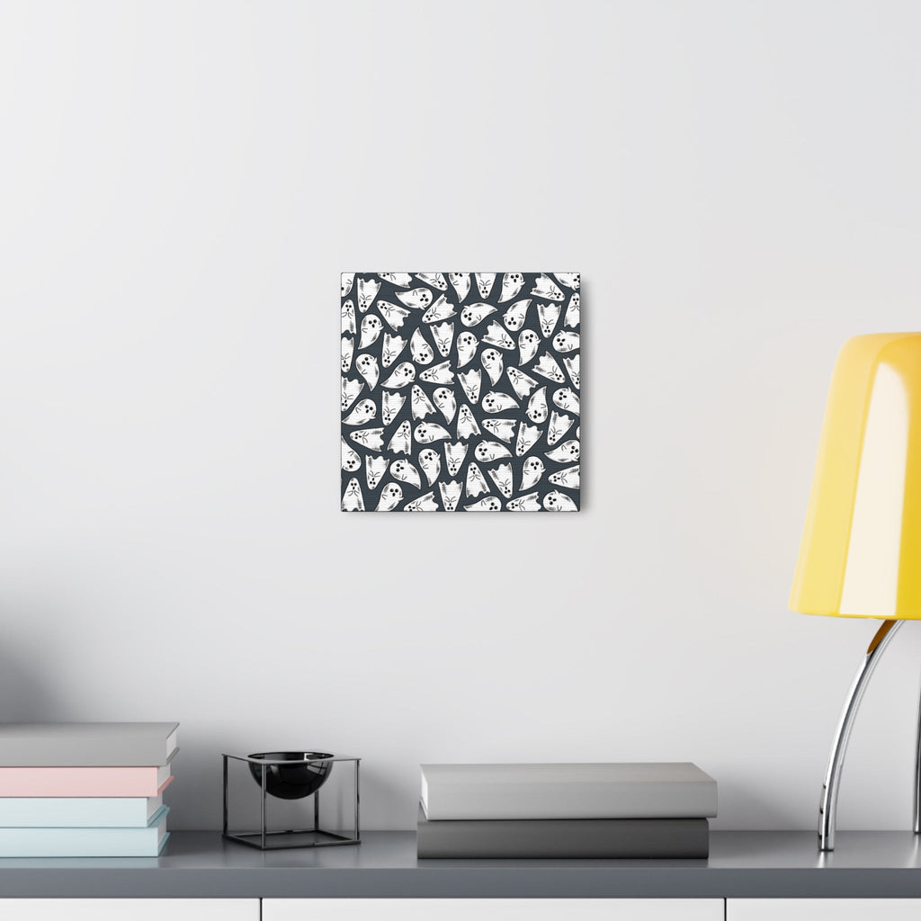 Cute Halloween Ghosts Print Canvas Gallery Wrap