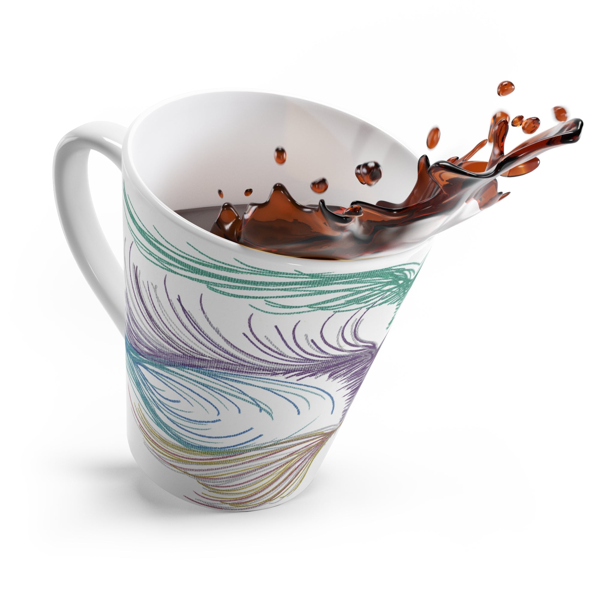 Lyran Angels Caden Caraco Art Print Latte Mug