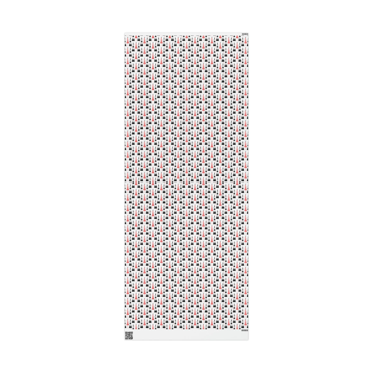 Retro Christmas Trees Mid Century Retro Christmas Print Holiday Gift Wrap Paper - Glossy Or Matte