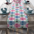 Pastel Goth Cute Halloween Skulls Home Decor Cotton Poly Table Runner