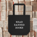 Read Banned Books Eco Cotton Tote Bag