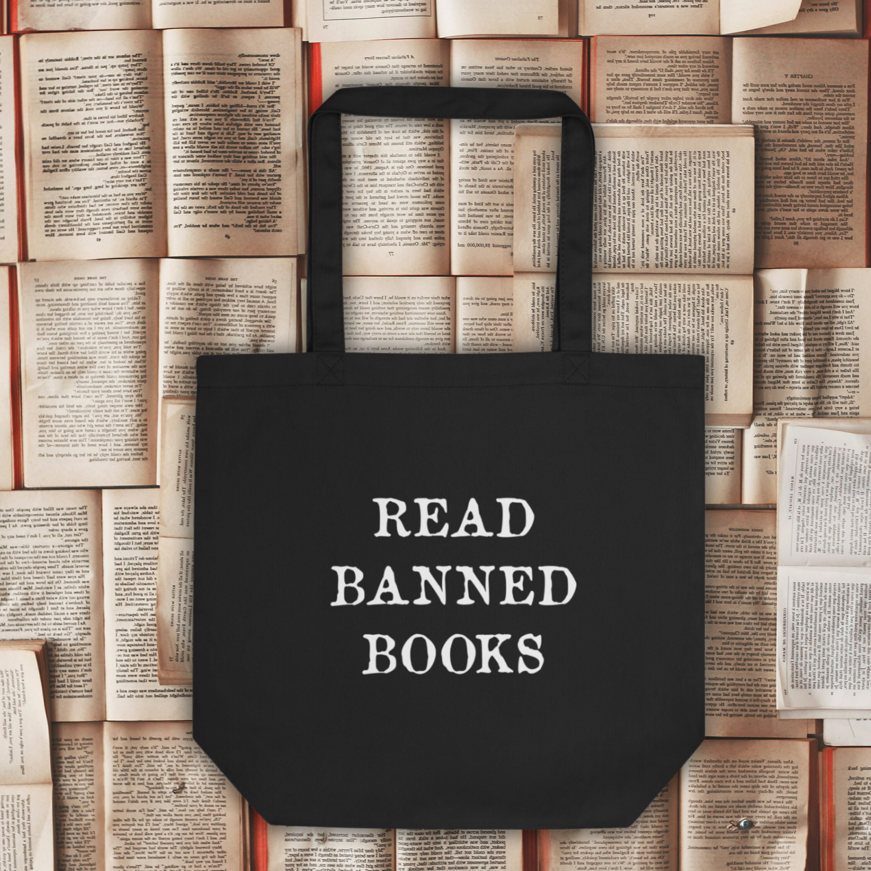 Read Banned Books Eco Cotton Tote Bag