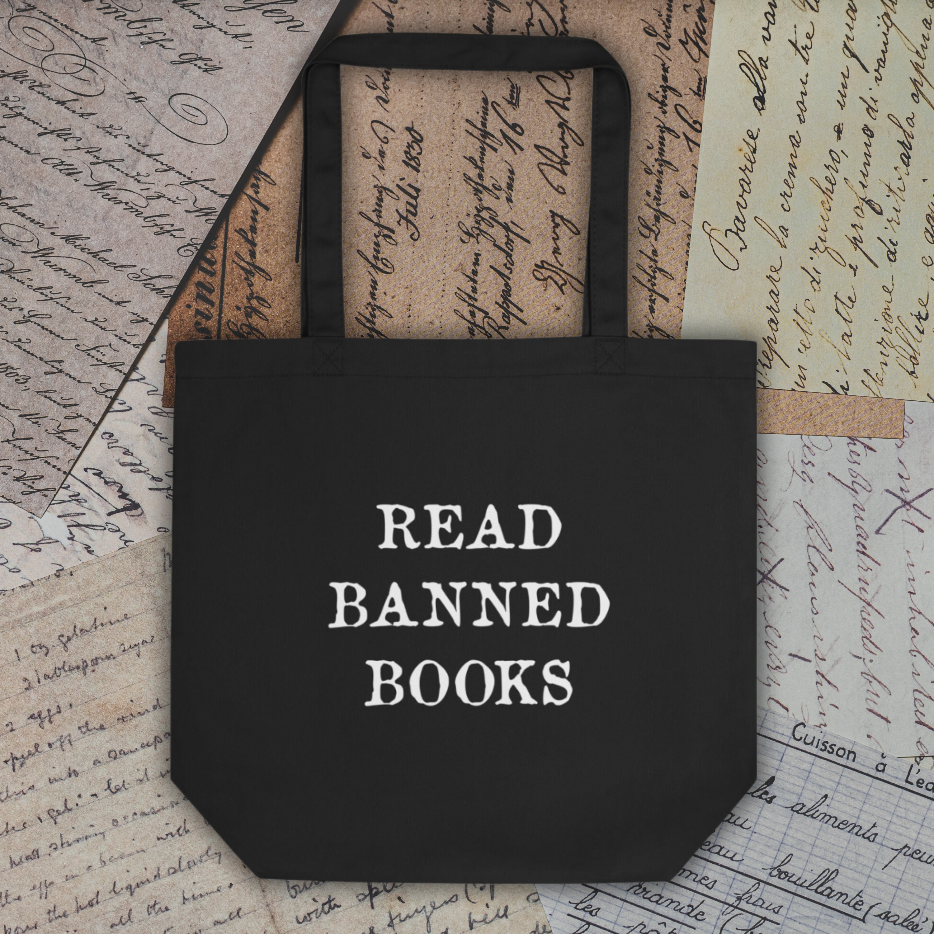 Read Banned Books Eco Cotton Tote Bag
