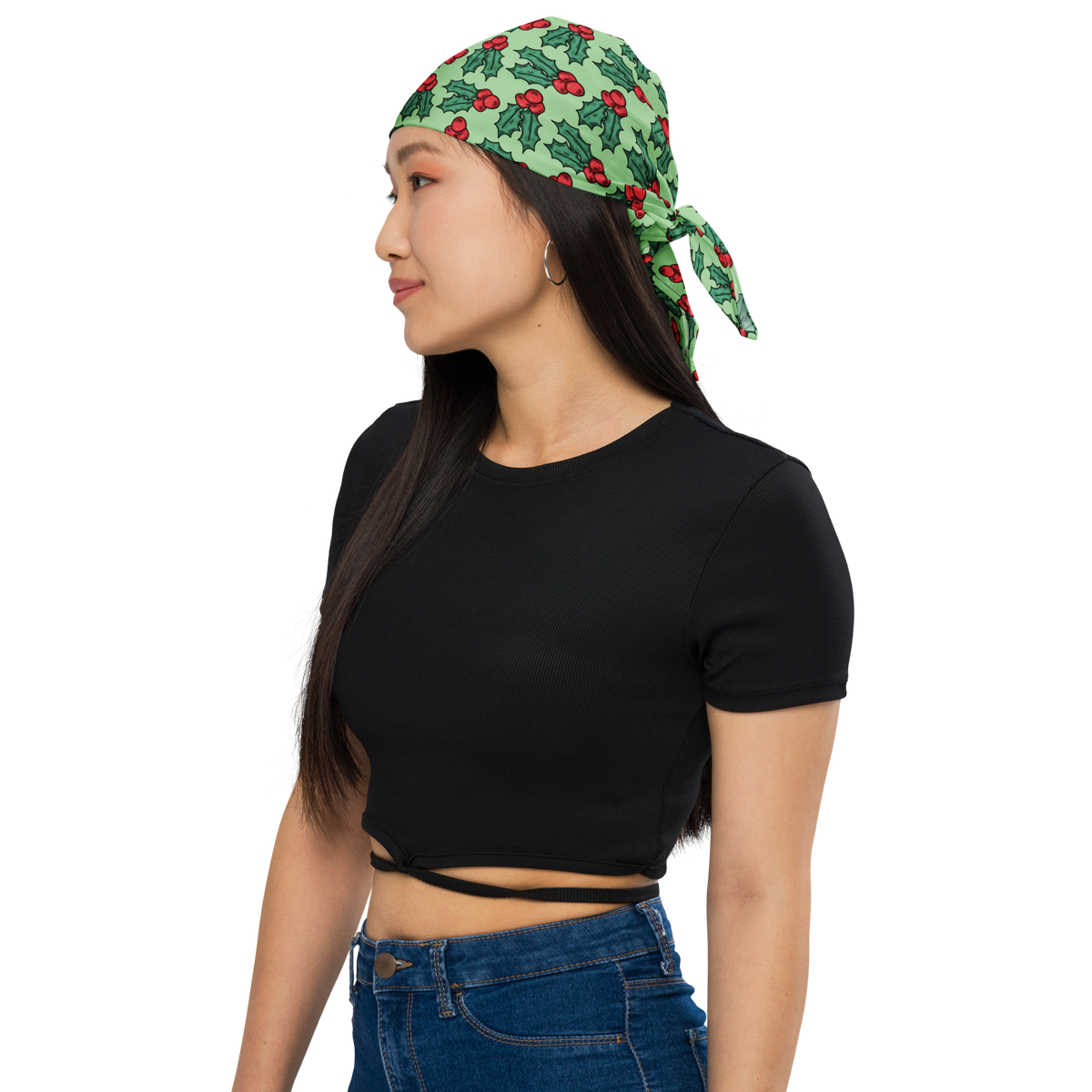 Christmas Holly Bandana for Pets and Humans