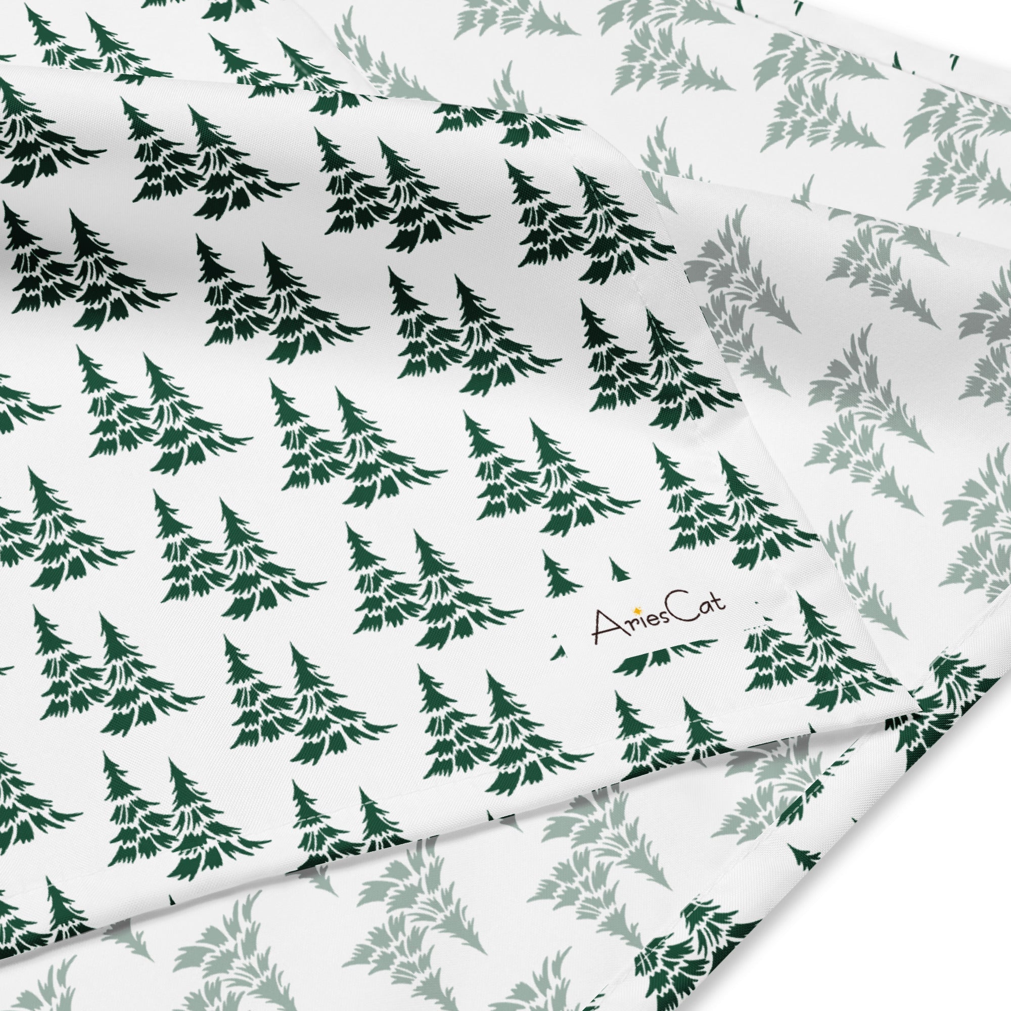 Retro Mid Century Christmas Trees All-over Print Bandana Headscarf