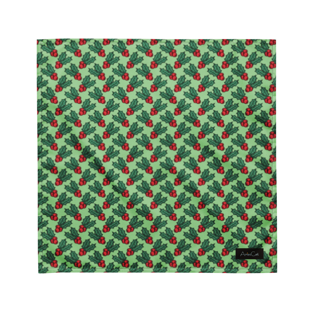 Christmas Holly Bandana for Pets and Humans