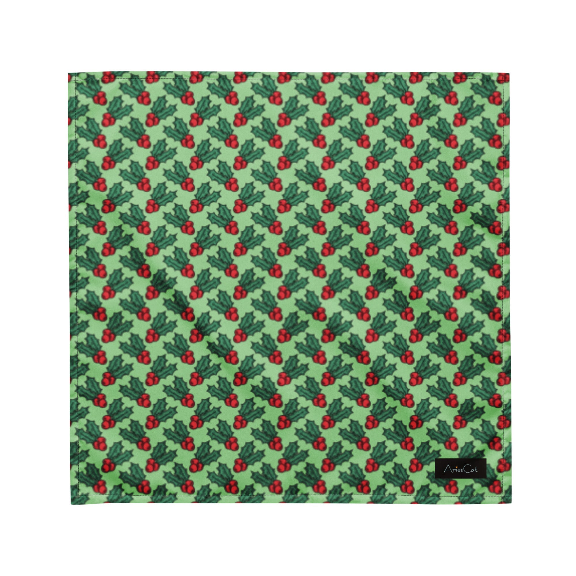 Christmas Holly Bandana for Pets and Humans