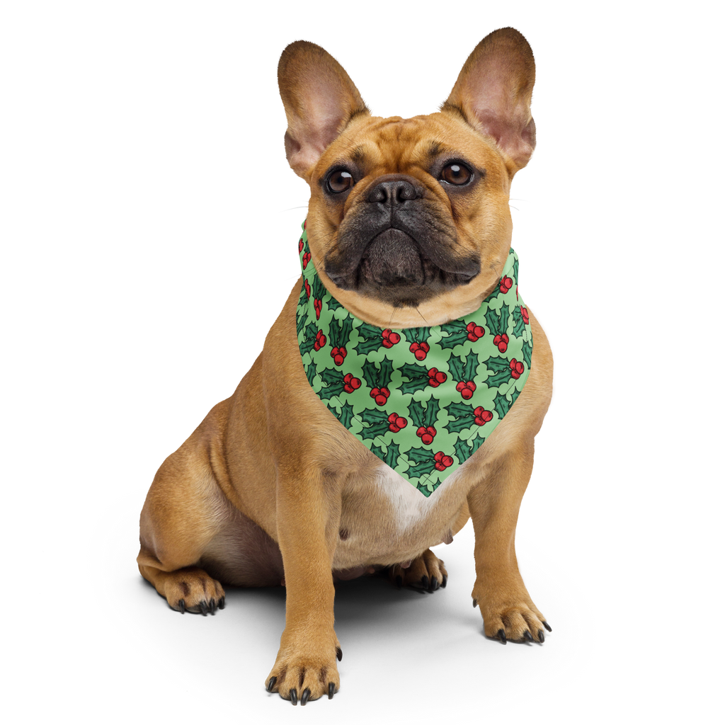 Christmas Holly Bandana for Pets and Humans