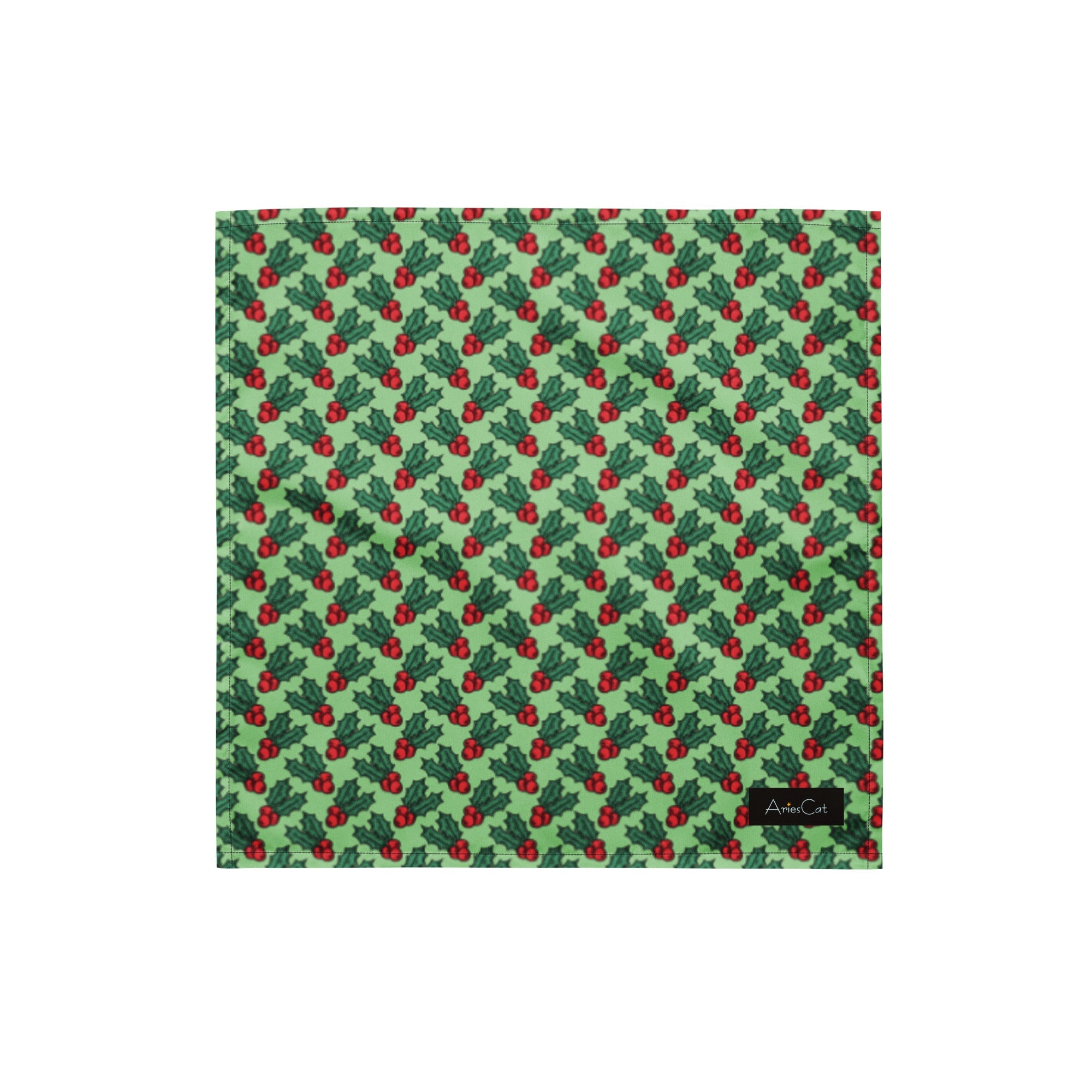 Christmas Holly Bandana for Pets and Humans