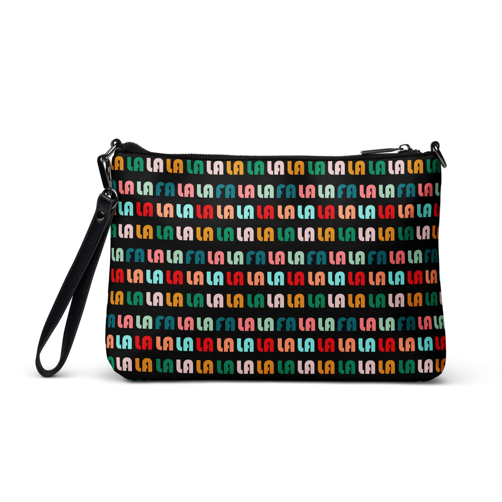 Fa La La La Christmas Retro Style Crossbody Bag Purse