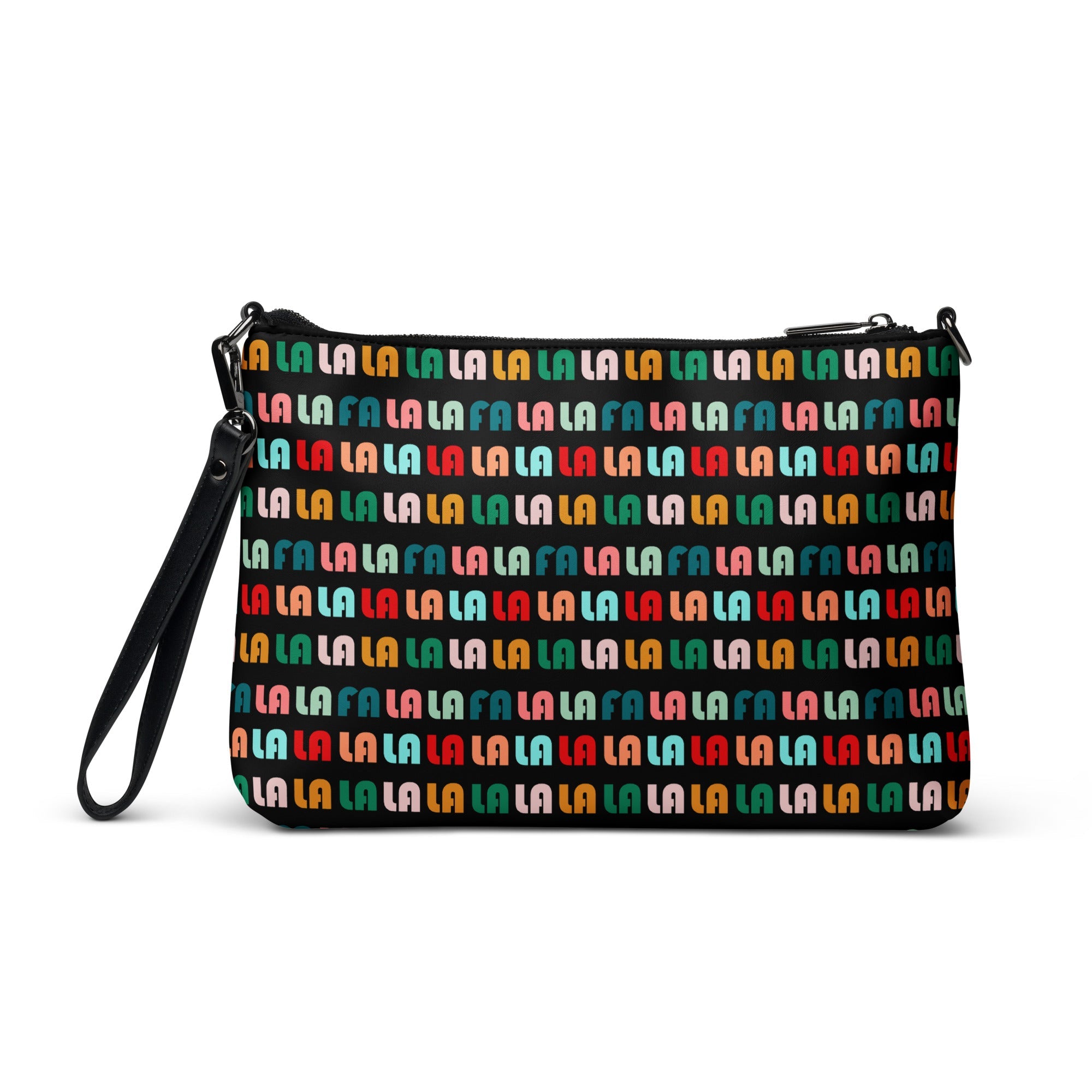 Fa La La La Christmas Retro Style Crossbody Bag Purse