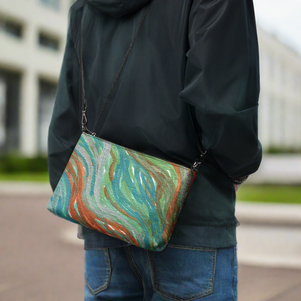 Solar Winds Caden Caraco Crossbody Bag Shoulder Purse Clutch Wristlet
