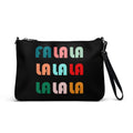 Fa La La La Christmas Retro Style Crossbody Bag Purse