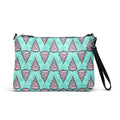 Pink Christmas Trees Bows Crossbody Bag Purse