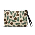 Pinecones With Sprigs Of Pine Cute Winter Christmas Crossbody Bag Purse