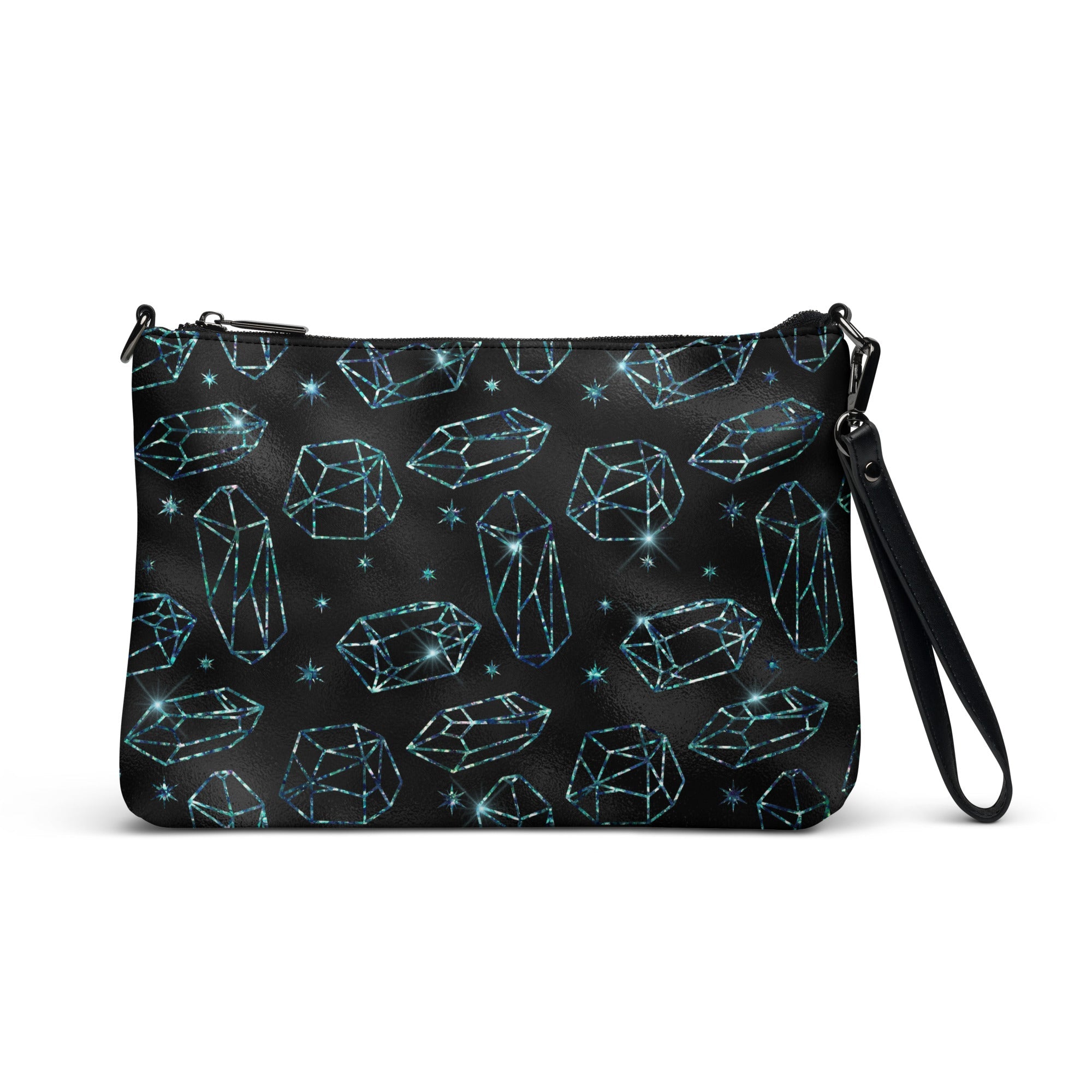 Galaxy Crystals Celestial Crossbody Bag Purse
