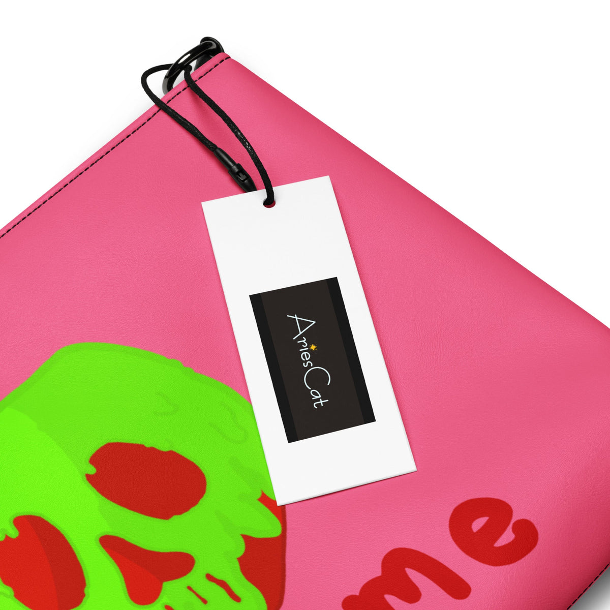 Snow White Evil Queen Bite Me Poison Apple Halloween Pink Crossbody Bag Purse