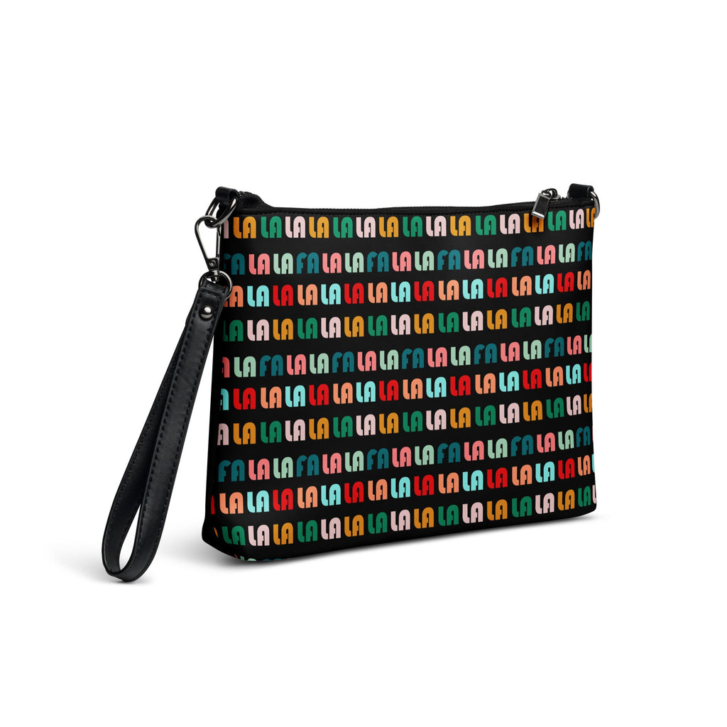 Fa La La La Christmas Retro Style Crossbody Bag Purse