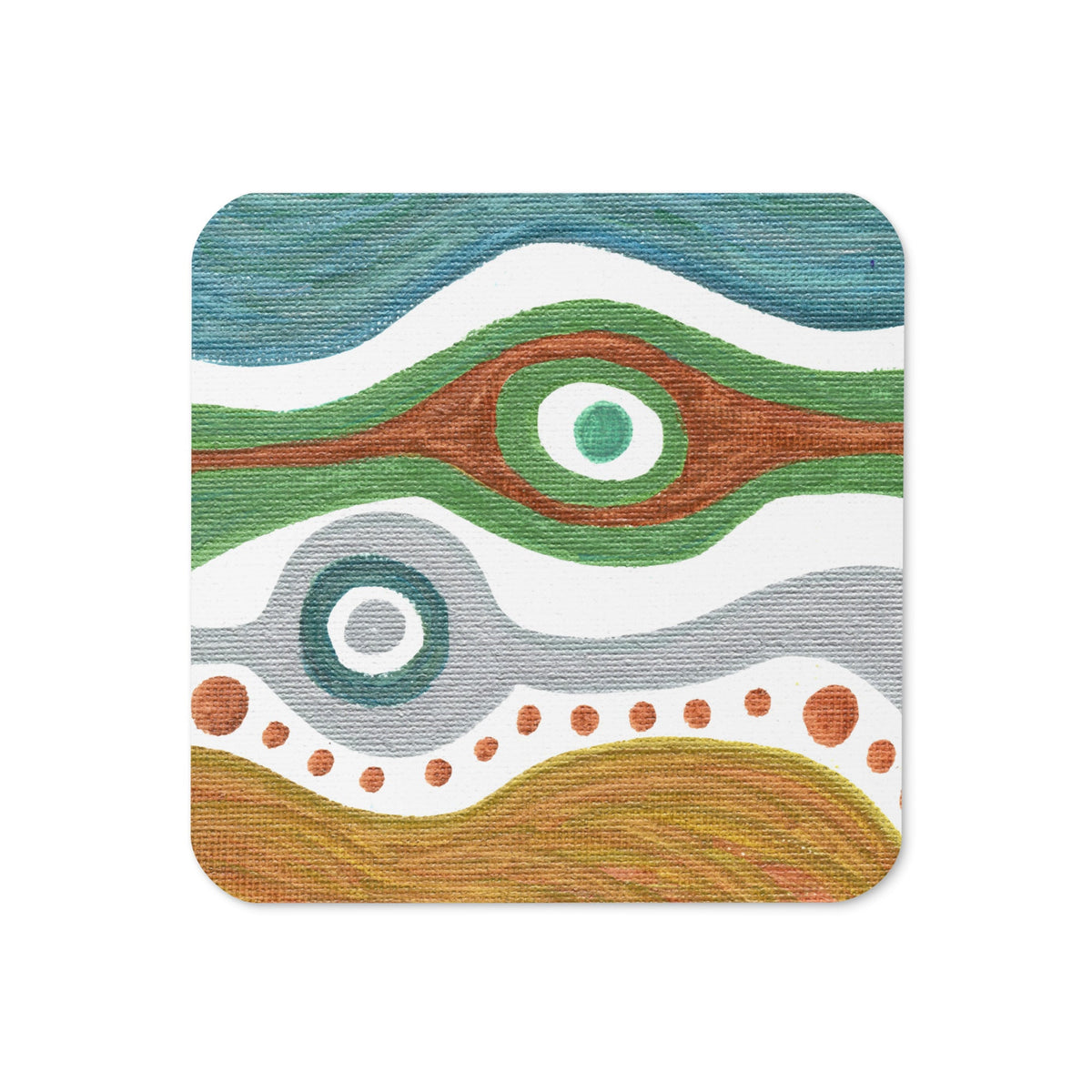 Mangro Protection Caden Caraco Art Cork-back Coaster