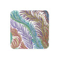SpaceFeathers 2 Caden Caraco Art Cork-back Coaster