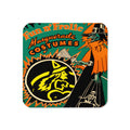Fun 'N Frolic Masquerade Costumes Green Witch Retro Halloween Print Cork-back Coaster