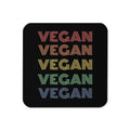 Vegan Rainbow Cork-back Coaster