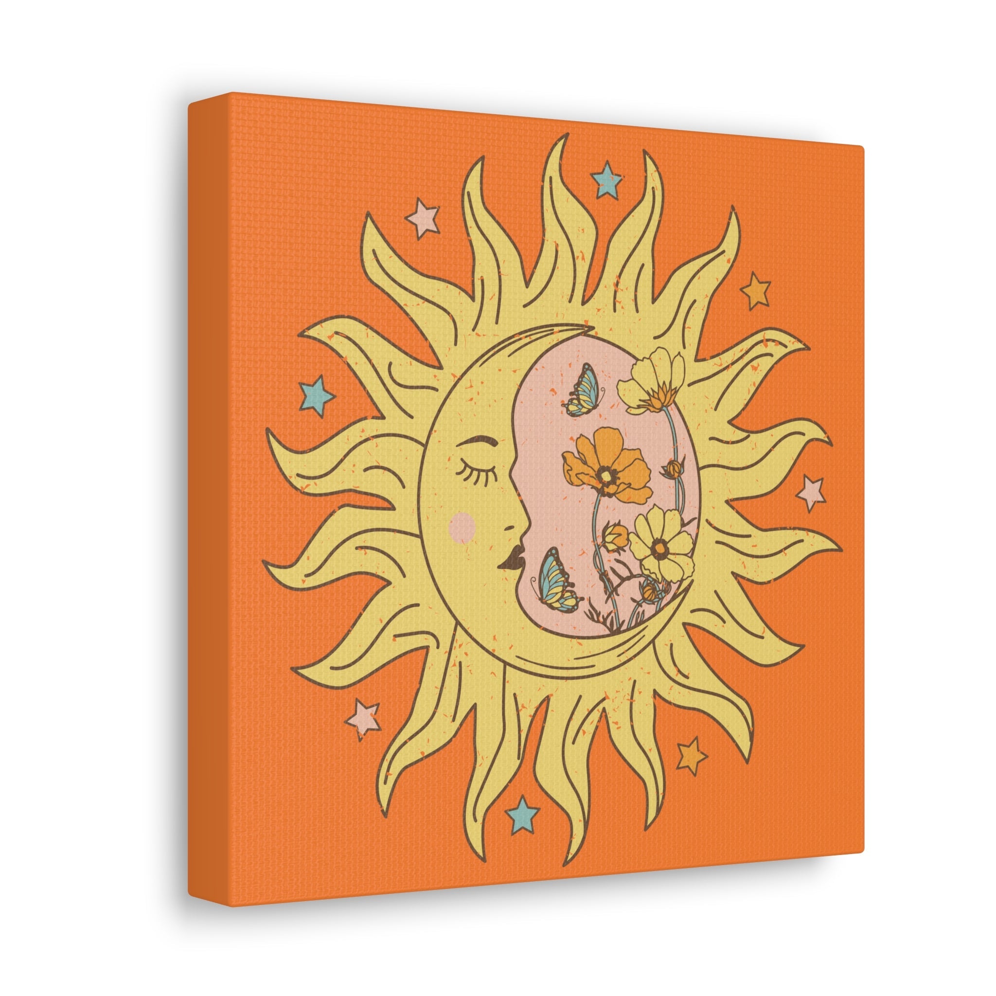 Celestial Sun Canvas Gallery Wrap