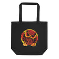 Halloween Owl Retro Halloween Print Eco Cotton Tote Bag
