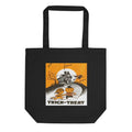 Trick Or Treat Retro Halloween Print Eco Cotton Tote Bag