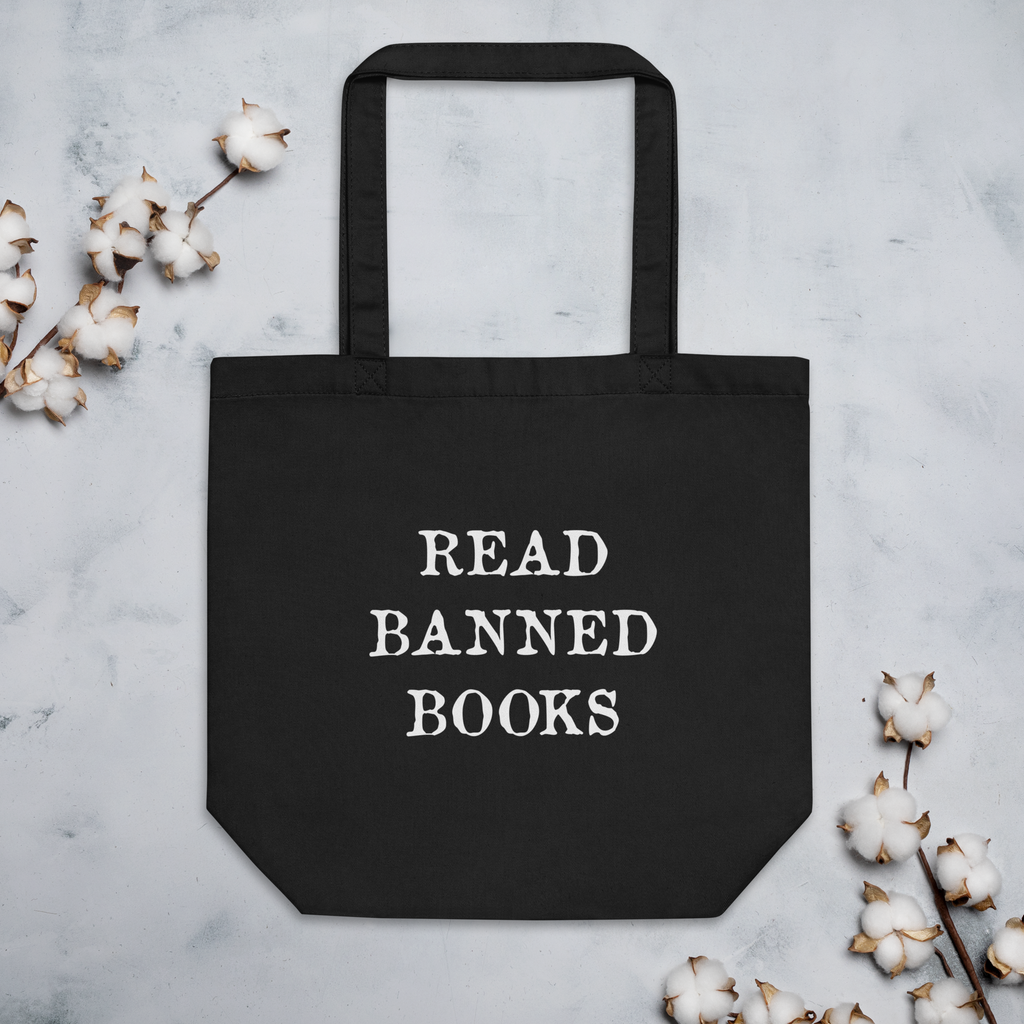 Read Banned Books Eco Cotton Tote Bag