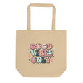 Good Vibes Only Eco Cotton Tote Bag