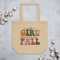 Just A Girl Who Loves Fall Eco Cotton Tote Bag