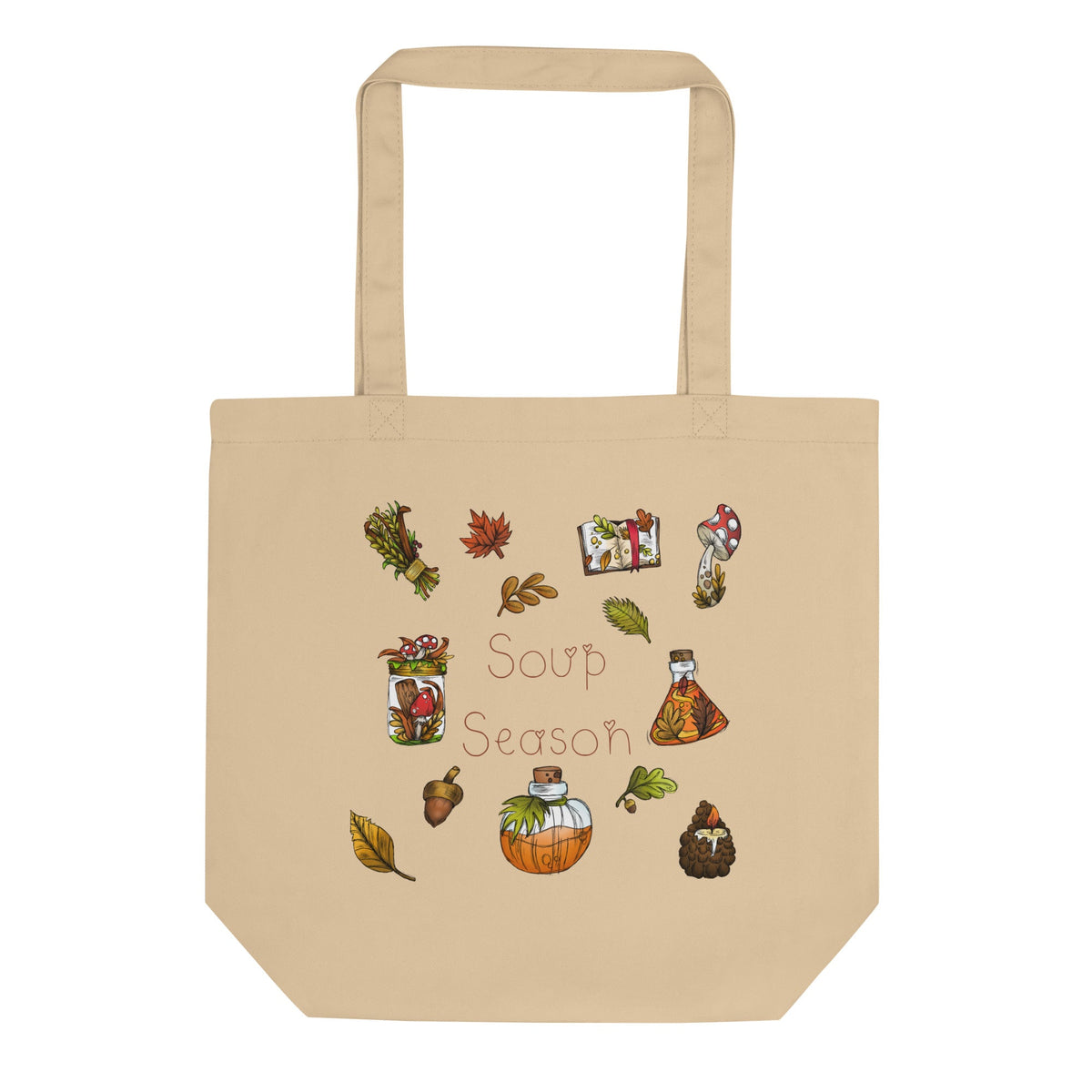 Soup Season Fall Autumn Eco Cotton Tote Bag