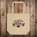 Snow White Evil Queen's Apple Orchard Halloween Spooky Cute Large Eco Cotton Tote Bag