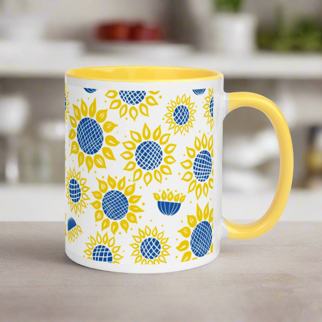 Ukrainian Sunflowers Spring Mug