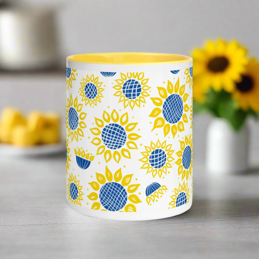 Ukrainian Sunflowers Spring Mug