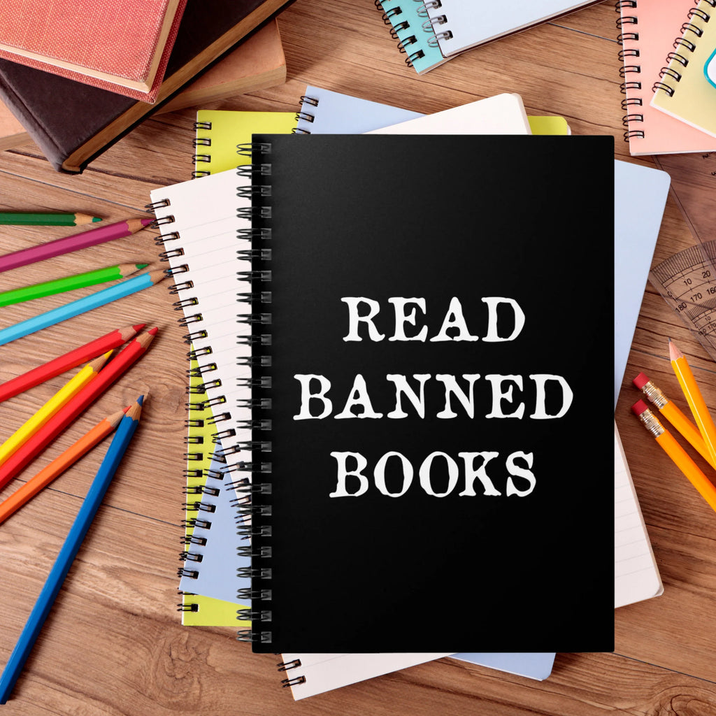 Read Banned Books Spiral Notebook - Ruled Line