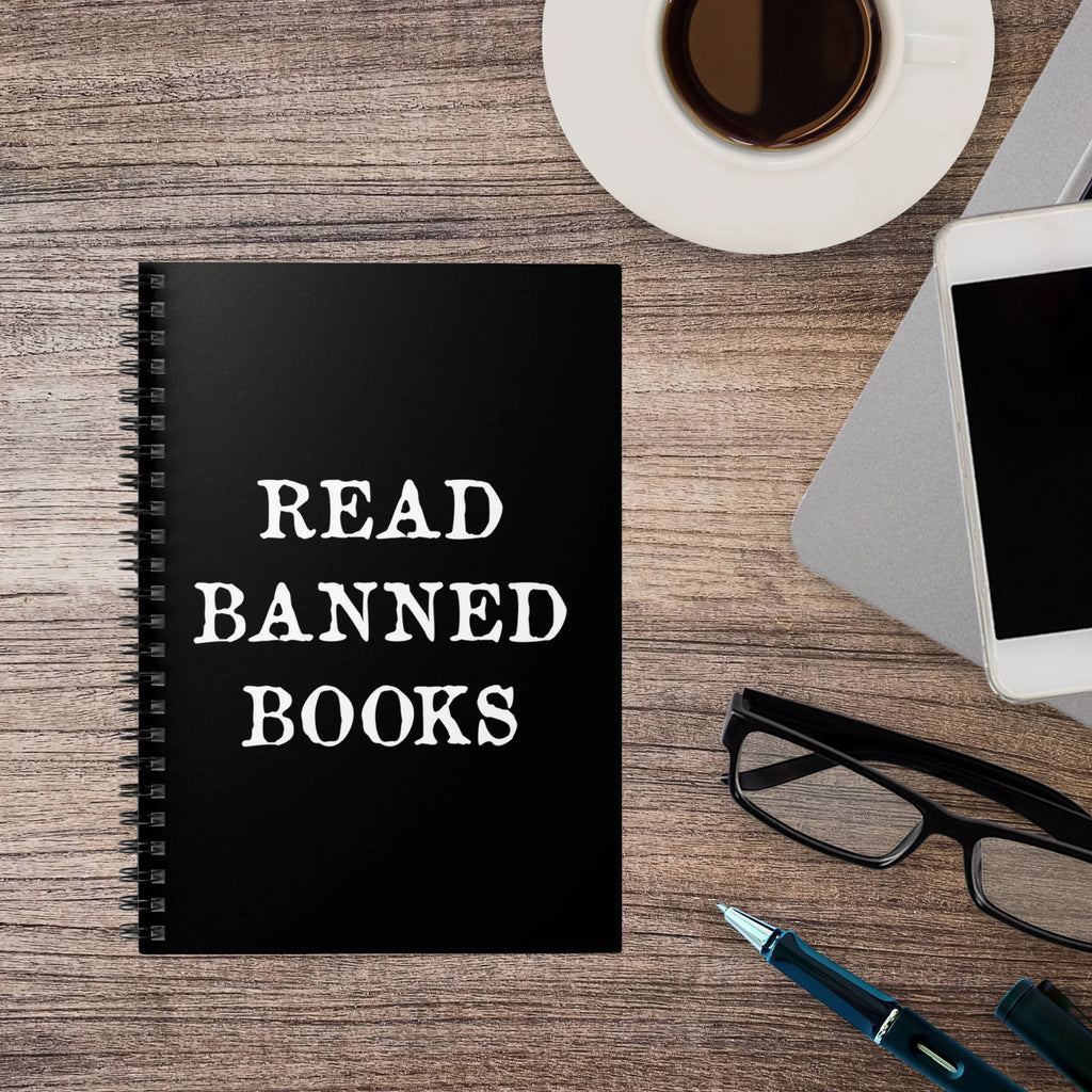 Read Banned Books Spiral Notebook - Ruled Line