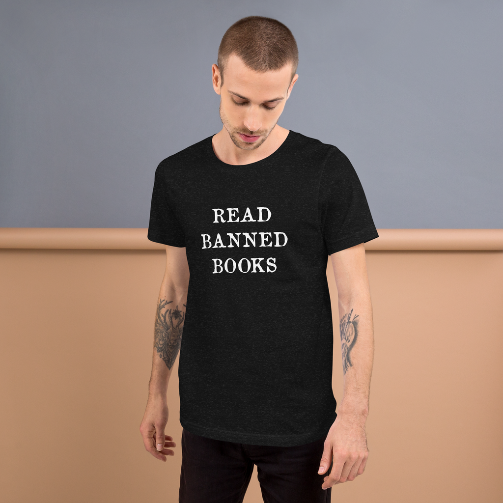 Read Banned Books Black Bella Canvas Unisex T-shirt